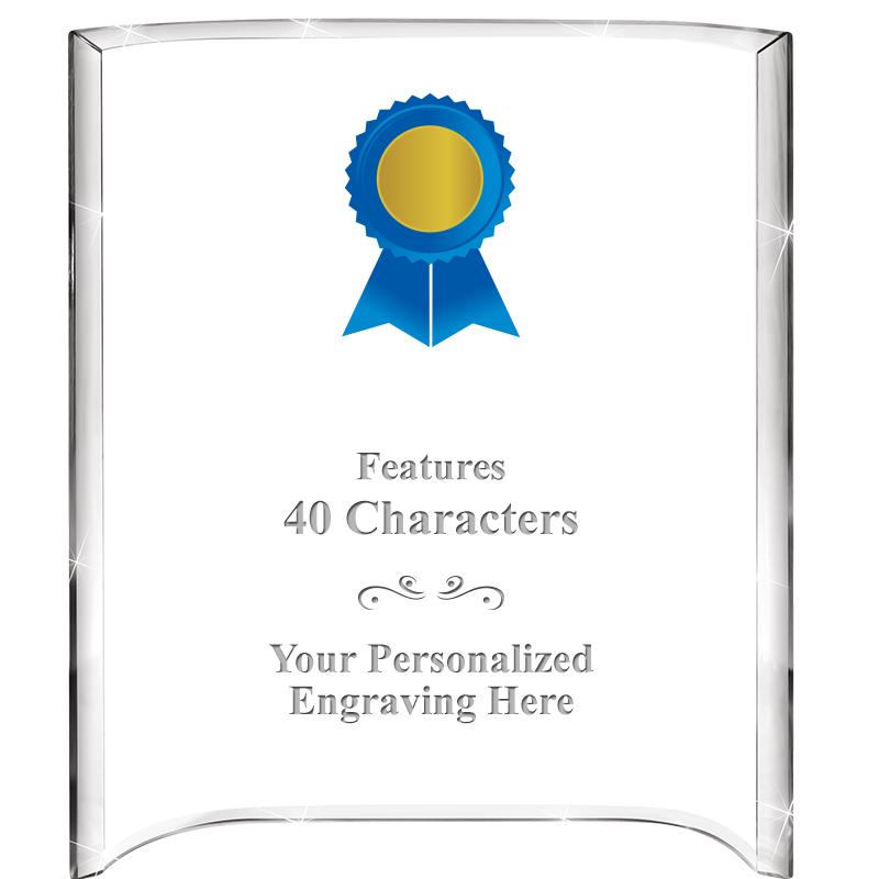 5"X 7" VERTICAL CURVA ACRYLIC