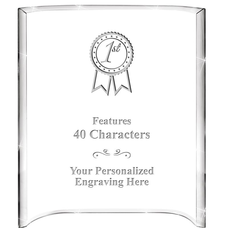 5"X 7" VERTICAL CURVA ACRYLIC