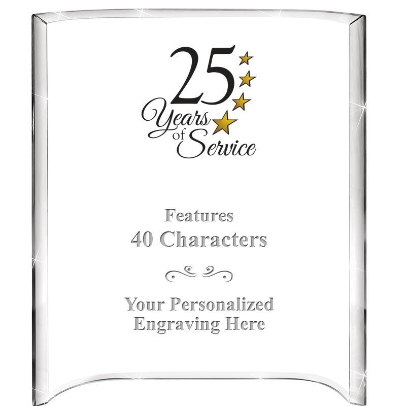 5"X 7" VERTICAL CURVA ACRYLIC