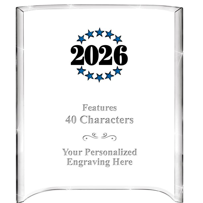 5"X 7" VERTICAL CURVA ACRYLIC