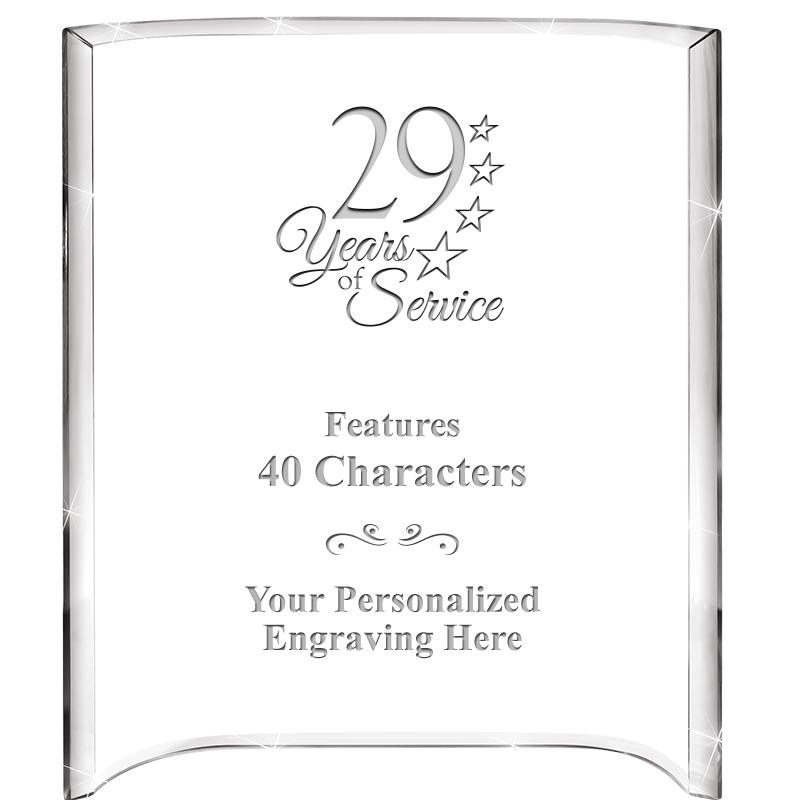 5"X 7" VERTICAL CURVA ACRYLIC