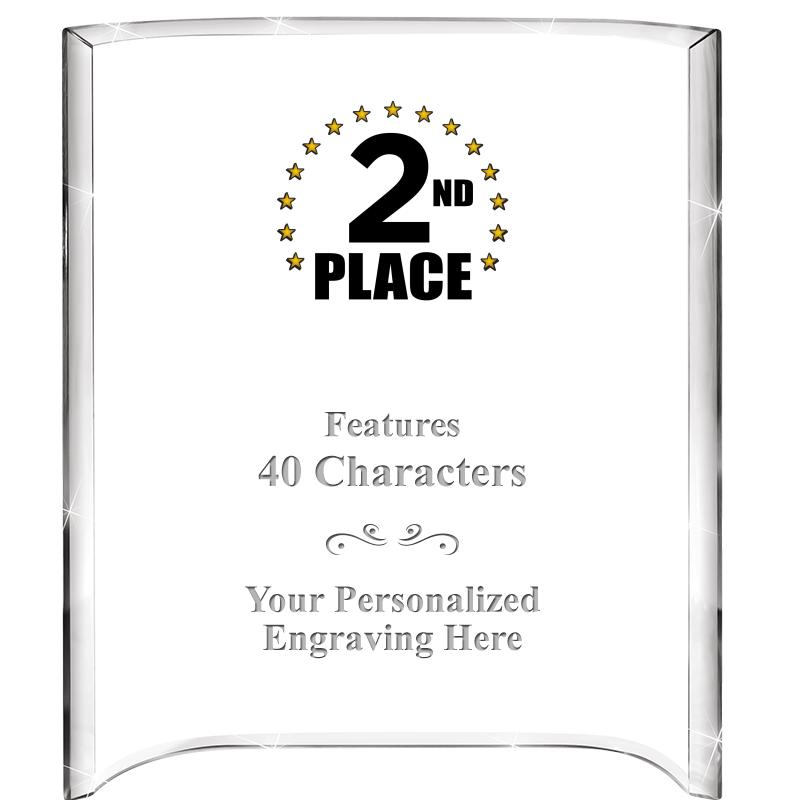 5"X 7" VERTICAL CURVA ACRYLIC