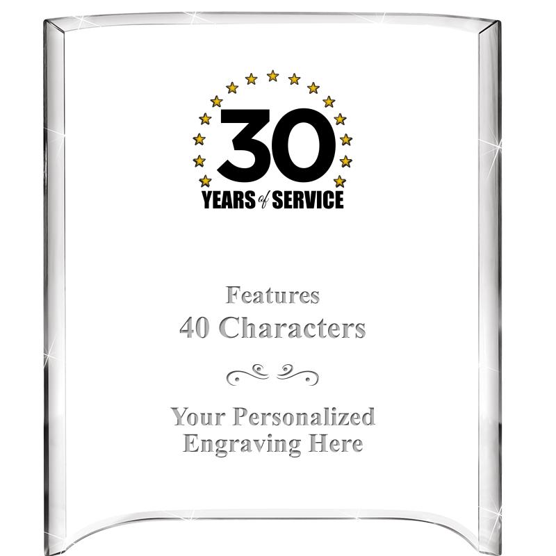 5"X 7" VERTICAL CURVA ACRYLIC