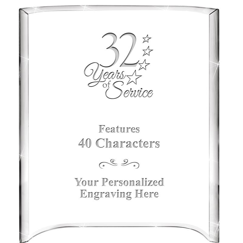 5"X 7" VERTICAL CURVA ACRYLIC