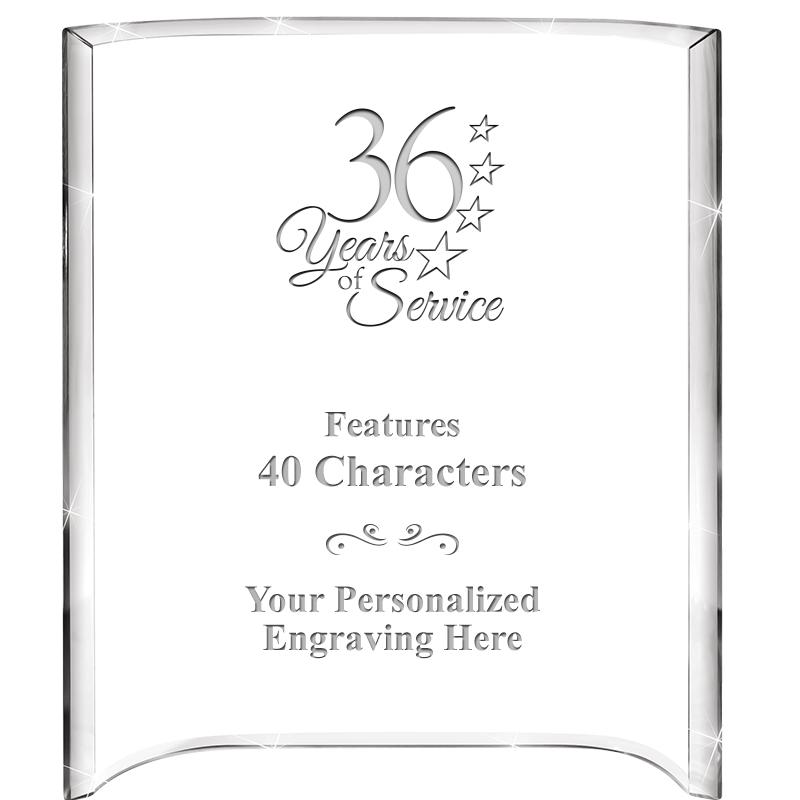 5"X 7" VERTICAL CURVA ACRYLIC