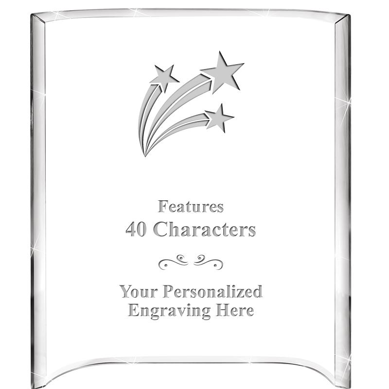 5"X 7" VERTICAL CURVA ACRYLIC