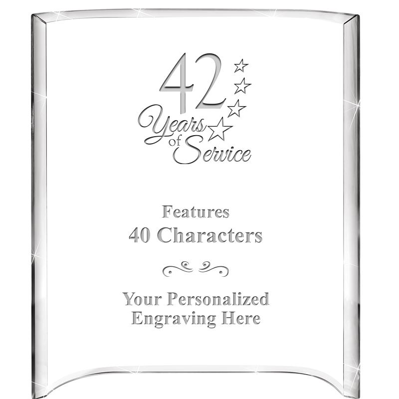 5"X 7" VERTICAL CURVA ACRYLIC