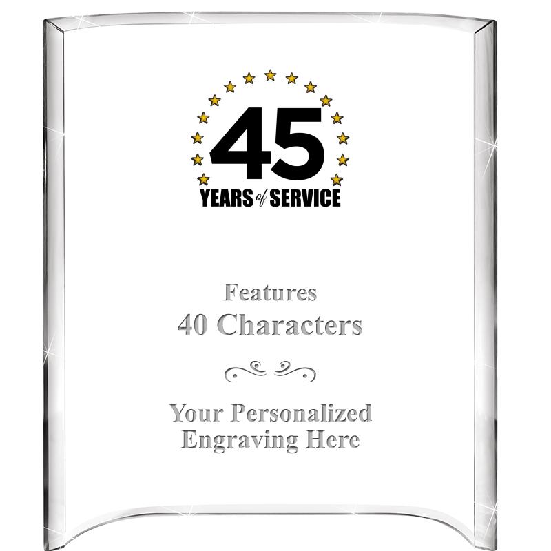 5"X 7" VERTICAL CURVA ACRYLIC