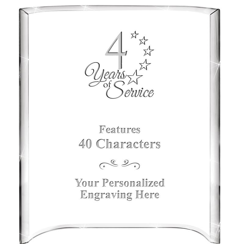 5"X 7" VERTICAL CURVA ACRYLIC