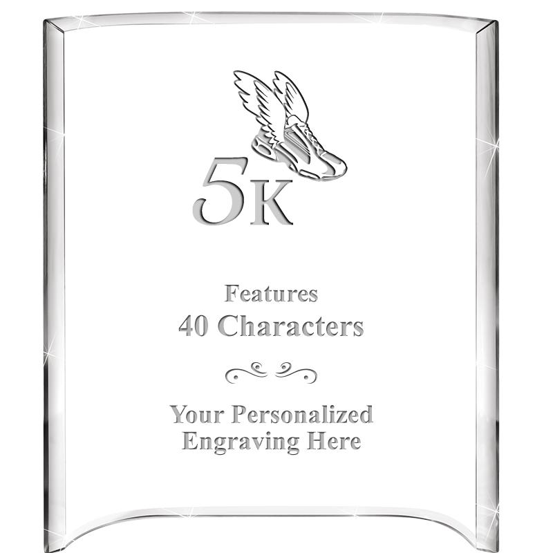 5"X 7" VERTICAL CURVA ACRYLIC