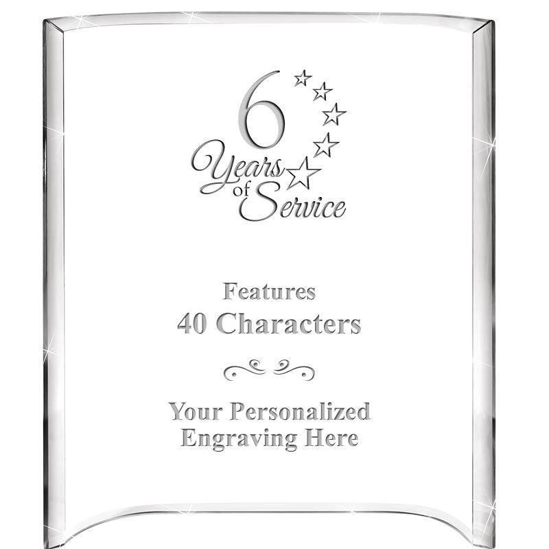 5"X 7" VERTICAL CURVA ACRYLIC