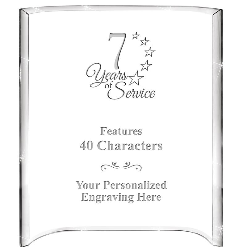 5"X 7" VERTICAL CURVA ACRYLIC