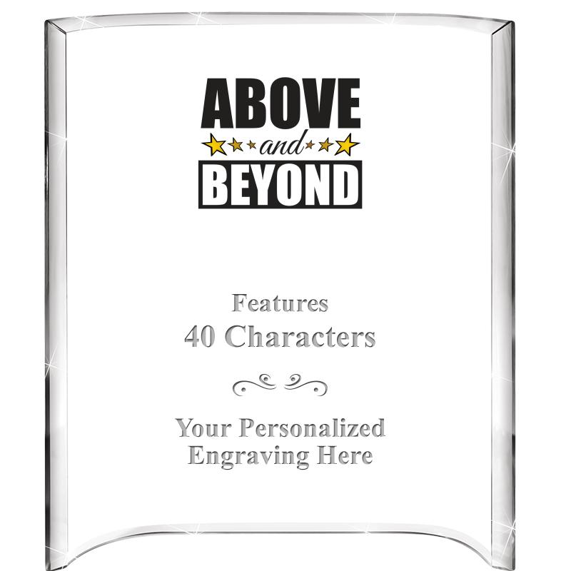 5"X 7" VERTICAL CURVA ACRYLIC