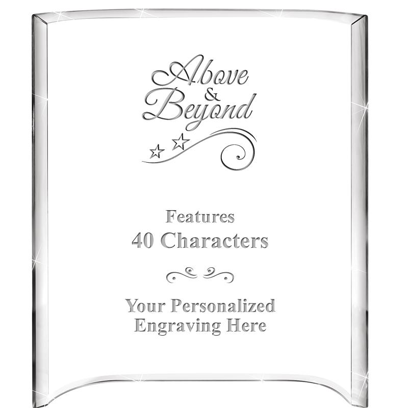 5"X 7" VERTICAL CURVA ACRYLIC