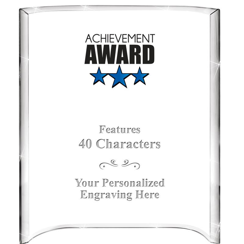 5"X 7" VERTICAL CURVA ACRYLIC