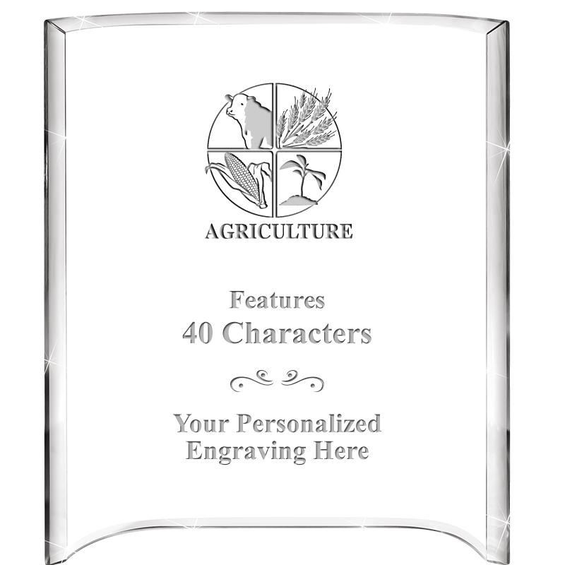 5"X 7" VERTICAL CURVA ACRYLIC