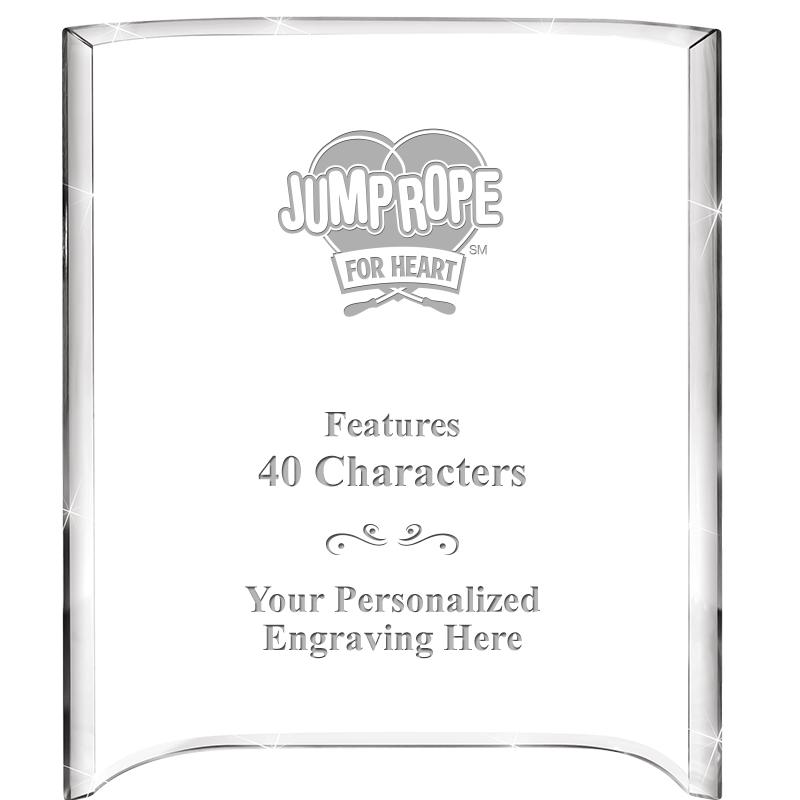 5"X 7" VERTICAL CURVA ACRYLIC