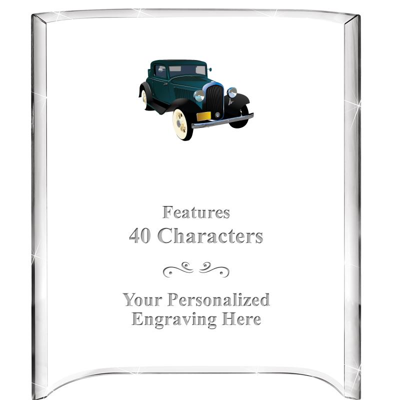 5"X 7" VERTICAL CURVA ACRYLIC