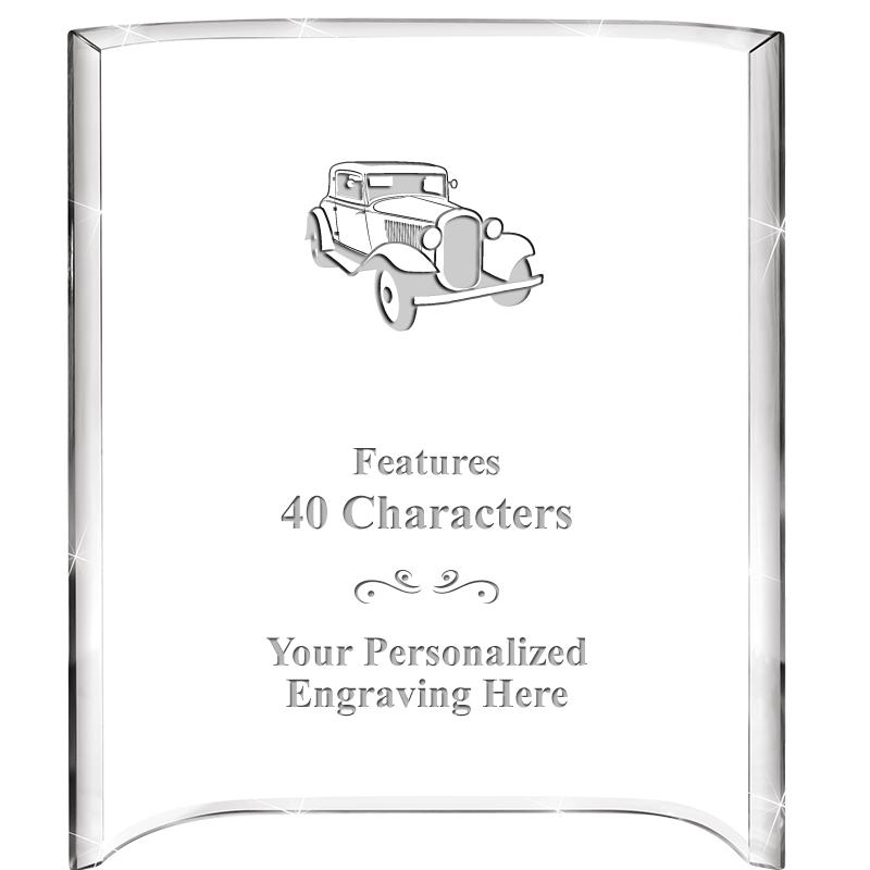 5"X 7" VERTICAL CURVA ACRYLIC