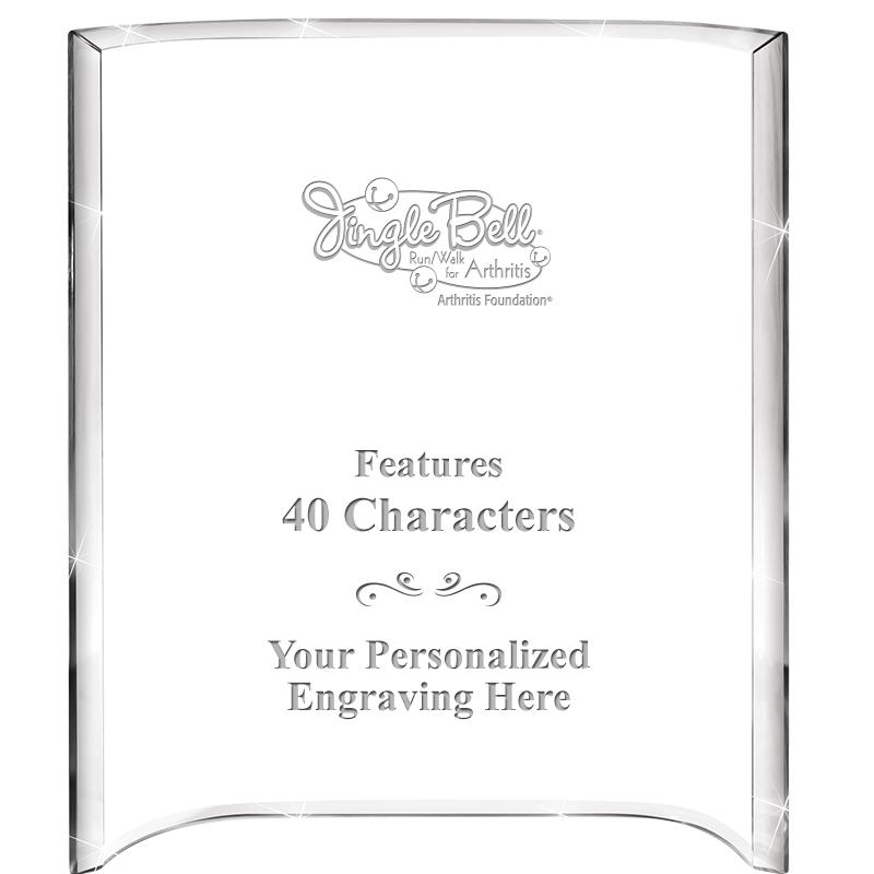 5"X 7" VERTICAL CURVA ACRYLIC