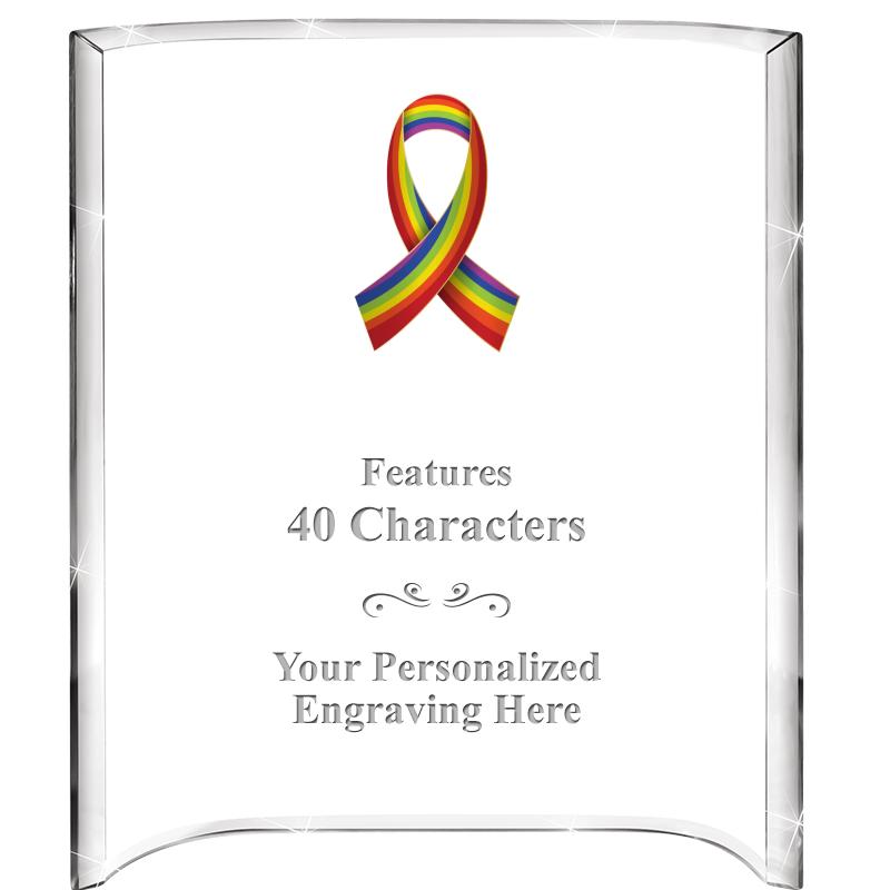 5"X 7" VERTICAL CURVA ACRYLIC