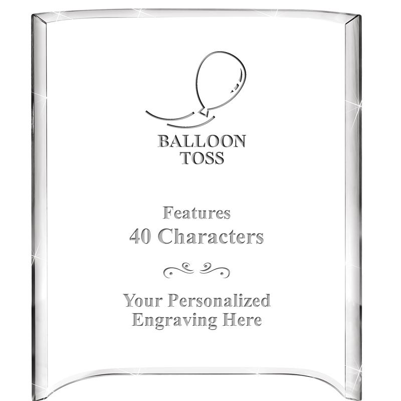 5"X 7" VERTICAL CURVA ACRYLIC