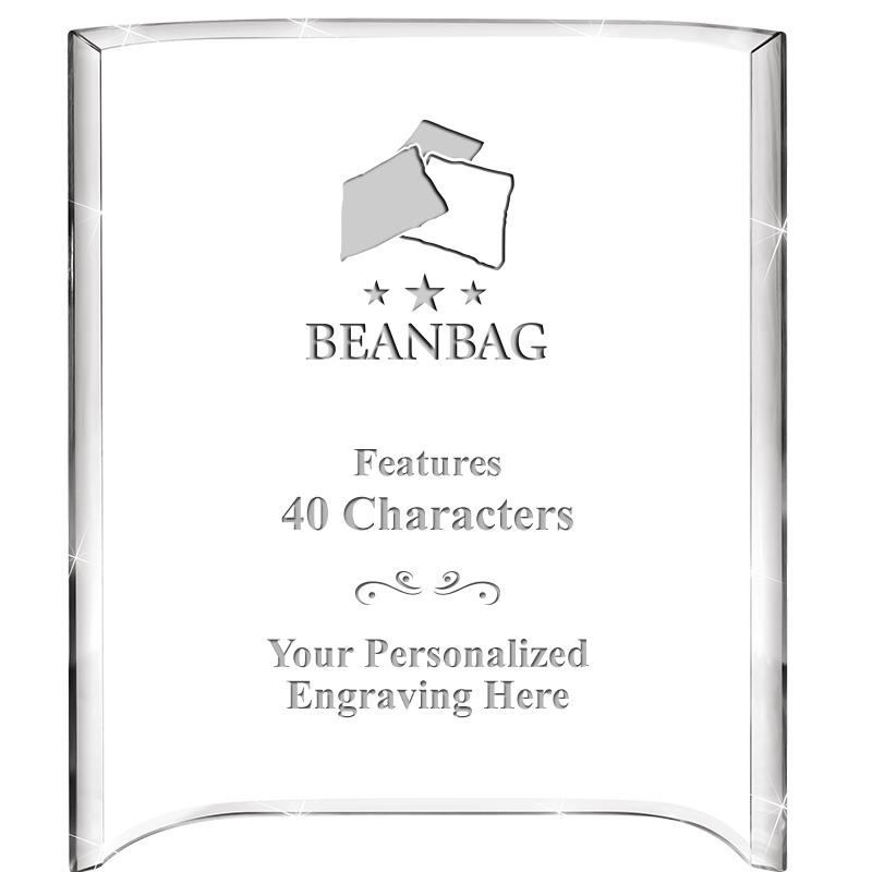 5"X 7" VERTICAL CURVA ACRYLIC