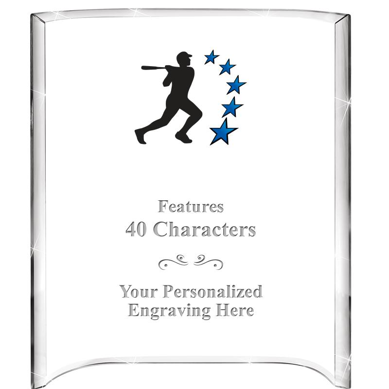 5"X 7" VERTICAL CURVA ACRYLIC