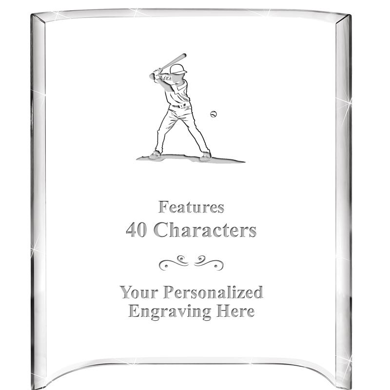 5"X 7" VERTICAL CURVA ACRYLIC