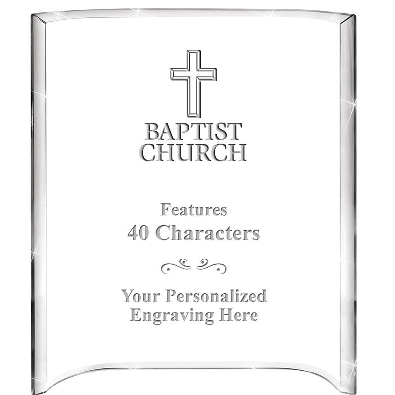 5"X 7" VERTICAL CURVA ACRYLIC