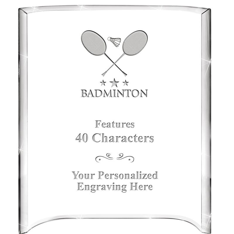 5"X 7" VERTICAL CURVA ACRYLIC