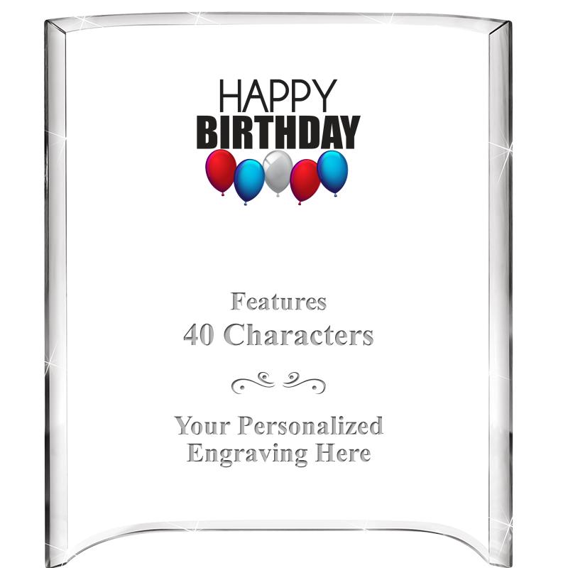 5"X 7" VERTICAL CURVA ACRYLIC