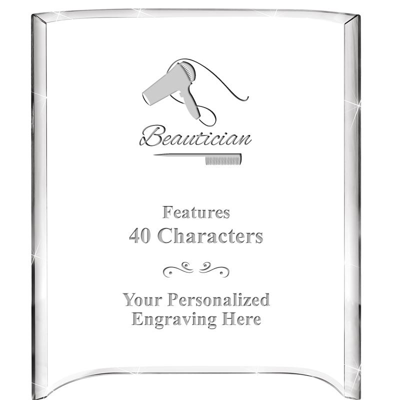 5"X 7" VERTICAL CURVA ACRYLIC