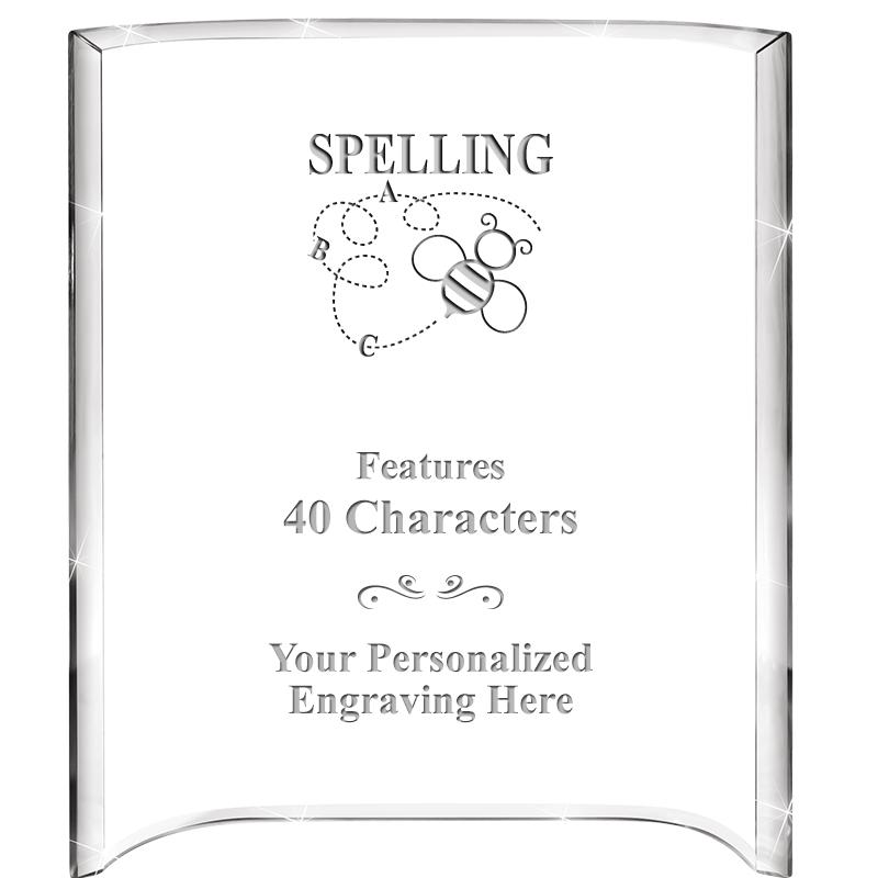 5"X 7" VERTICAL CURVA ACRYLIC