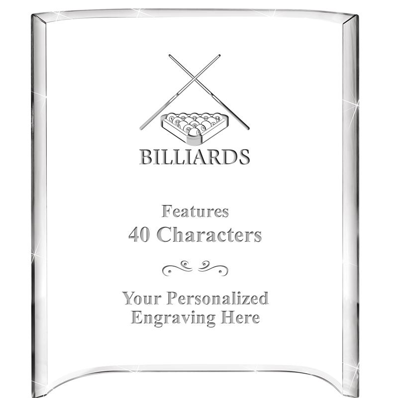 5"X 7" VERTICAL CURVA ACRYLIC