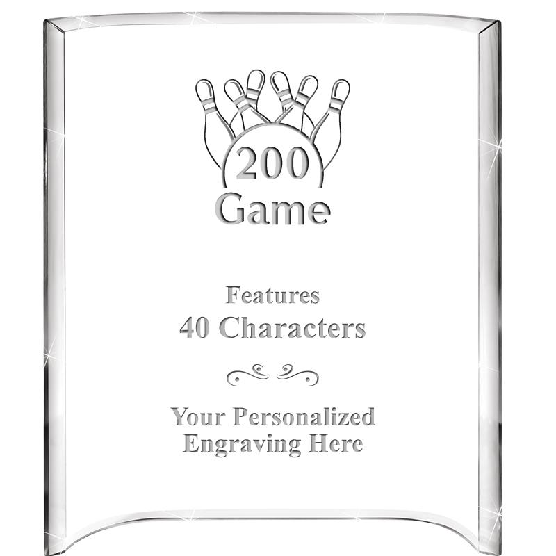 5"X 7" VERTICAL CURVA ACRYLIC