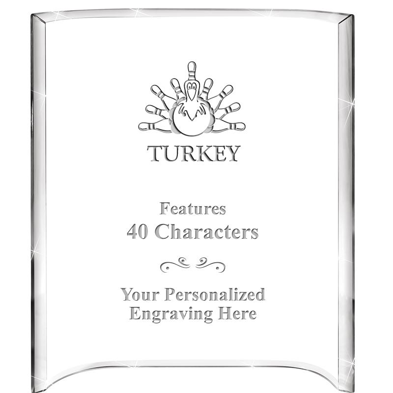 5"X 7" VERTICAL CURVA ACRYLIC