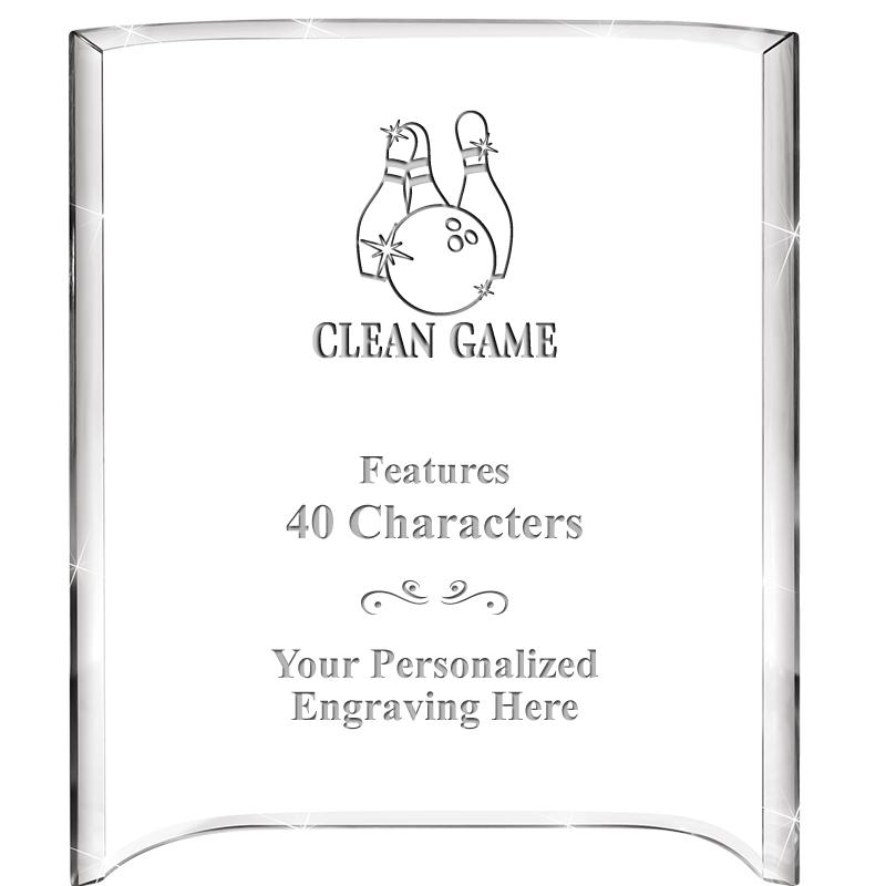 5"X 7" VERTICAL CURVA ACRYLIC