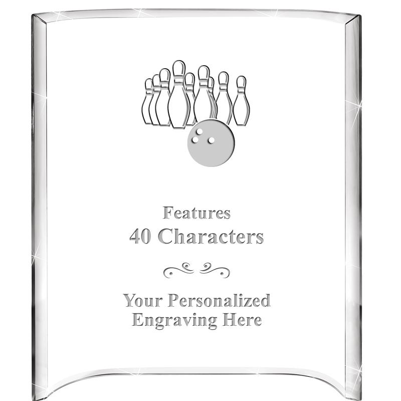 5"X 7" VERTICAL CURVA ACRYLIC