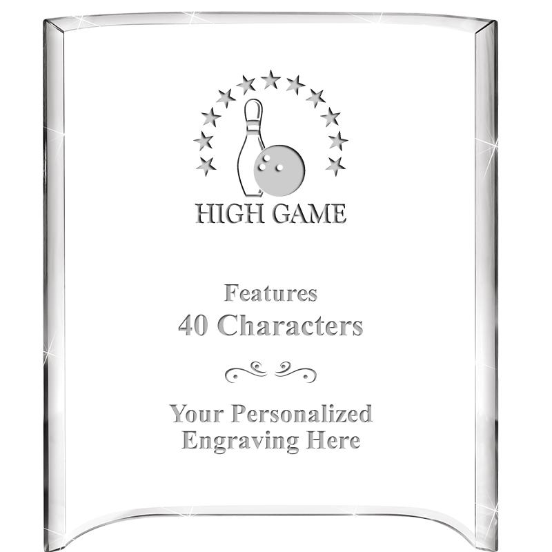 5"X 7" VERTICAL CURVA ACRYLIC