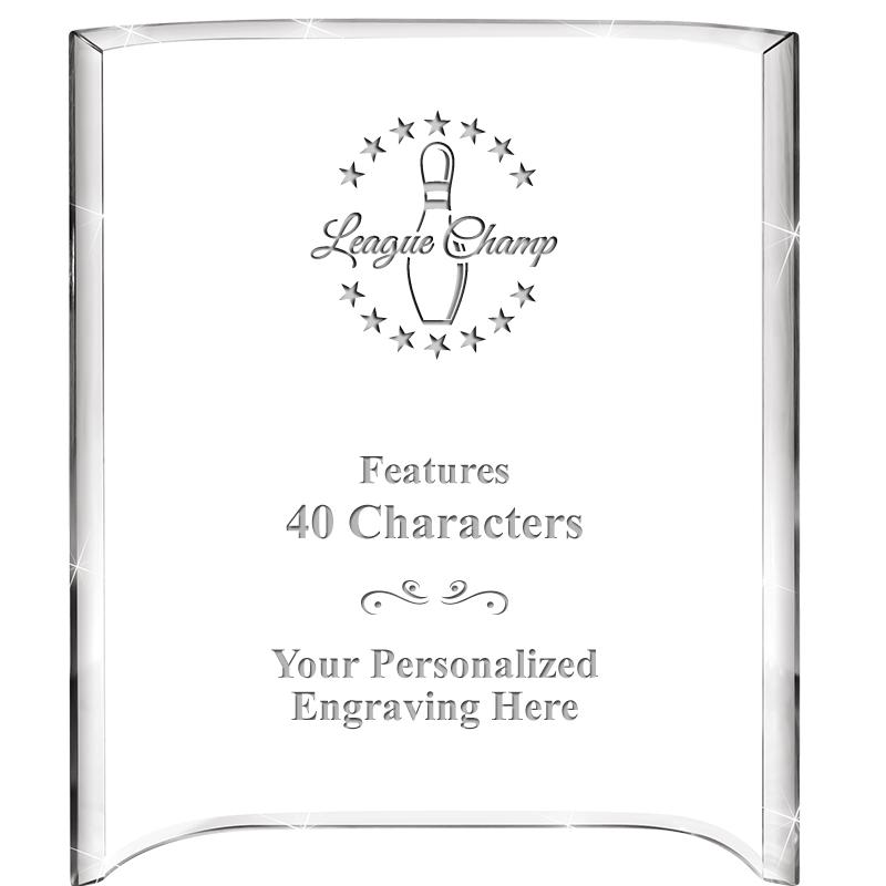 5"X 7" VERTICAL CURVA ACRYLIC