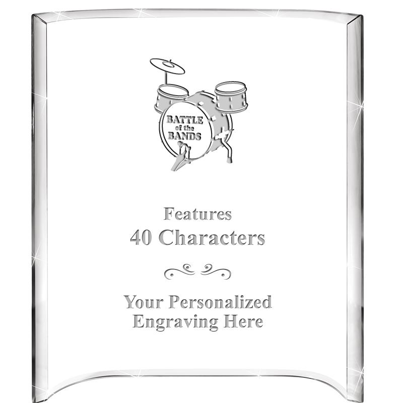 5"X 7" VERTICAL CURVA ACRYLIC