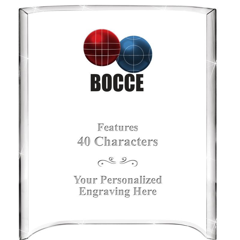 5"X 7" VERTICAL CURVA ACRYLIC