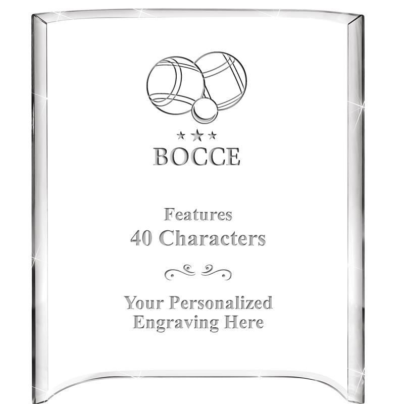 5"X 7" VERTICAL CURVA ACRYLIC