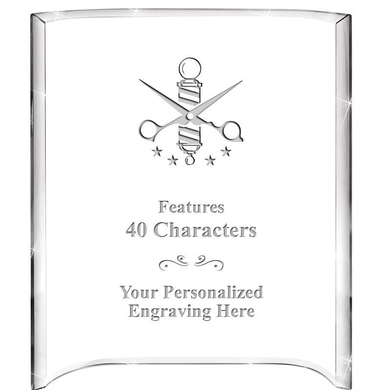 5"X 7" VERTICAL CURVA ACRYLIC