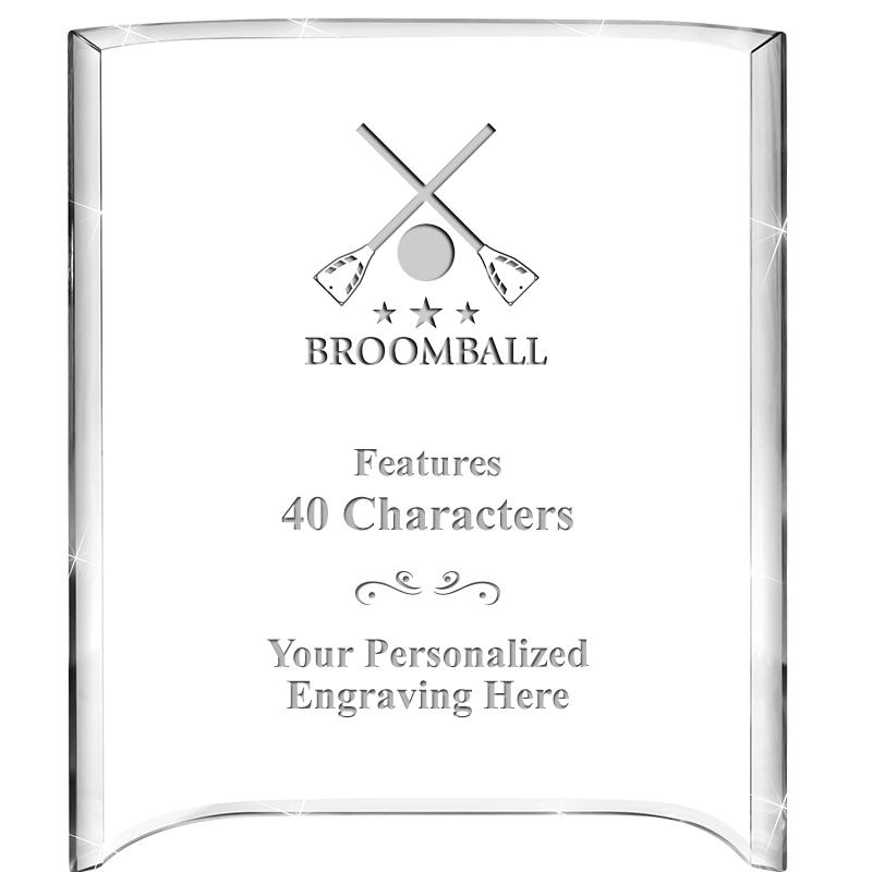 5"X 7" VERTICAL CURVA ACRYLIC