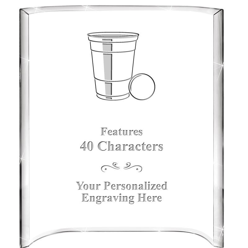 5"X 7" VERTICAL CURVA ACRYLIC