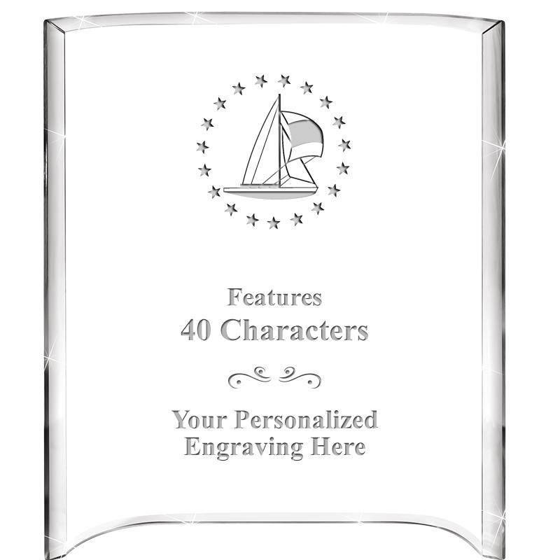 5"X 7" VERTICAL CURVA ACRYLIC