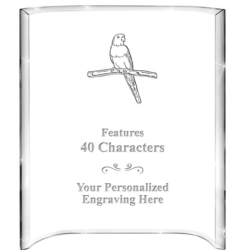 5"X 7" VERTICAL CURVA ACRYLIC