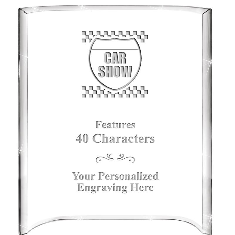 5"X 7" VERTICAL CURVA ACRYLIC